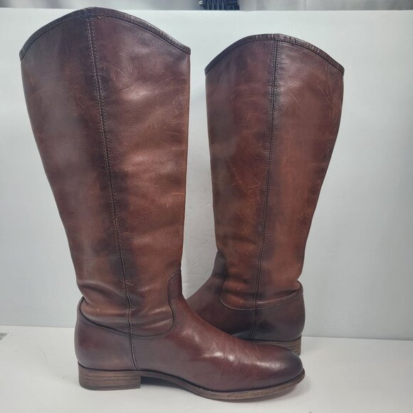 Frye Melissa Button 2 Women's Brown Boots 3475449 US Size 10B - Picture 5 of 16